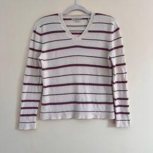 Valerie Stevens cashmere v-neck sweater